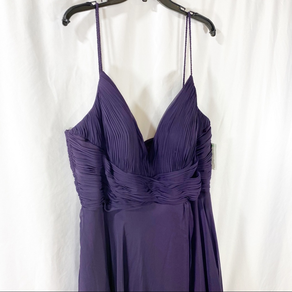 Mac Duggal faux wrap plunge gown - Picture 4 of 7